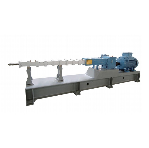 “一”type three-screw extruder