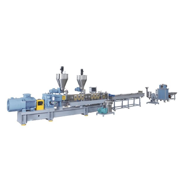 Water cooling strand pelletizing line