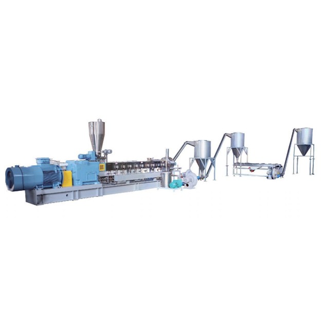 Air-cooling hot face pelletizing line